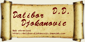 Dalibor Đokanović vizit kartica